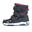 Enfants Chaussures d'hiver Lofoten bleu marine / rose vif