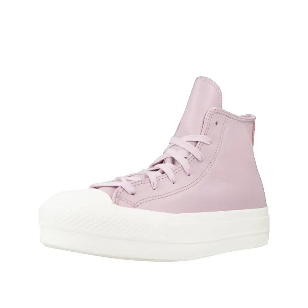 Converse Chuck Taylor All Star Lift Leather Lavender 3/3