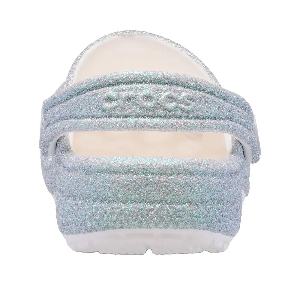 Sabots Crocs Classic Iridescent Glitter Weiß 6/6