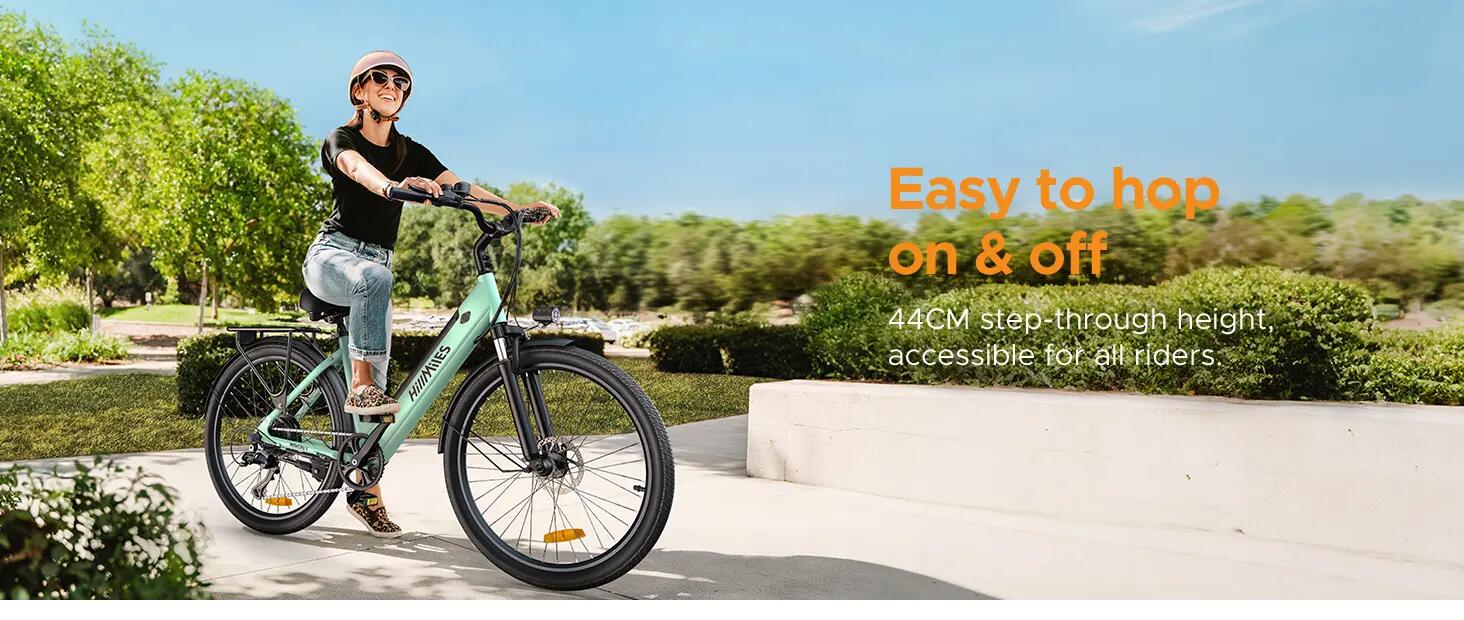 Hillmiles MileCity 1 250W Elektrofahrrad, 100 km Reichweite, IPX4 wasserdicht 8/8