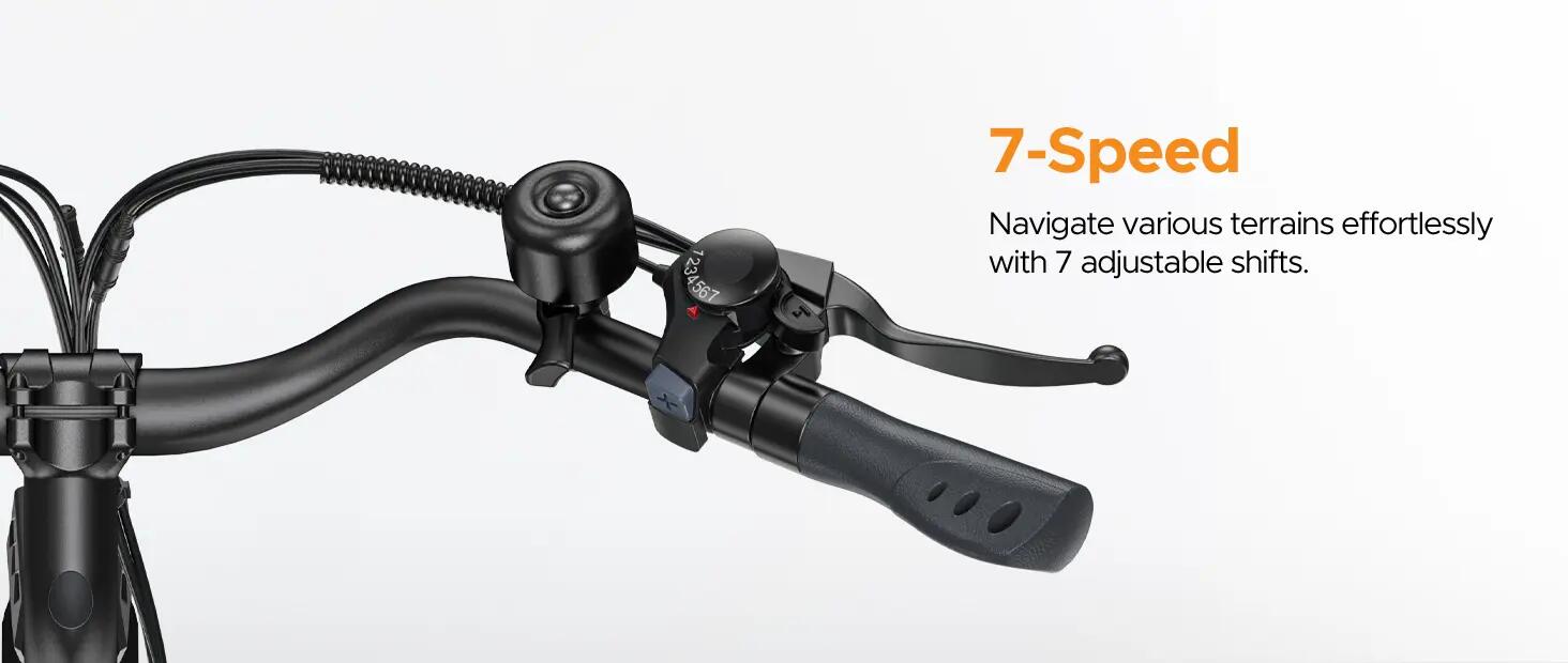 Hillmiles MileCity 1 250W Elektrofahrrad, 100 km Reichweite, IPX4 wasserdicht 4/8