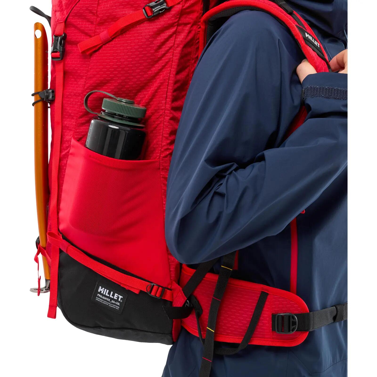 Alpinrucksack Prolighter 60+20 red 7/7
