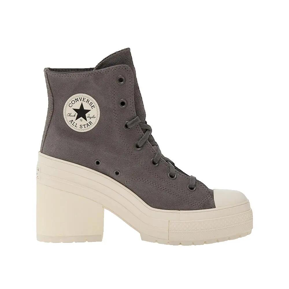 Scarpe Converse Chuck 70 De Luxe Suède Grigio 2/3