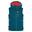 Gilet polyfibre enfant Narvik bleu pétrole/rouge