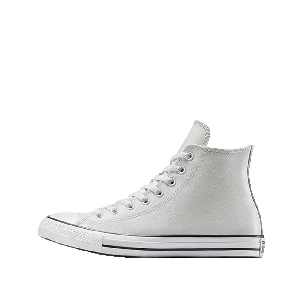 Chaussures Converse Chuck Taylor All Star Cuir Grises 3/3