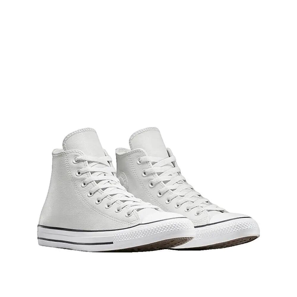 Chaussures Converse Chuck Taylor All Star Cuir Grises 2/3
