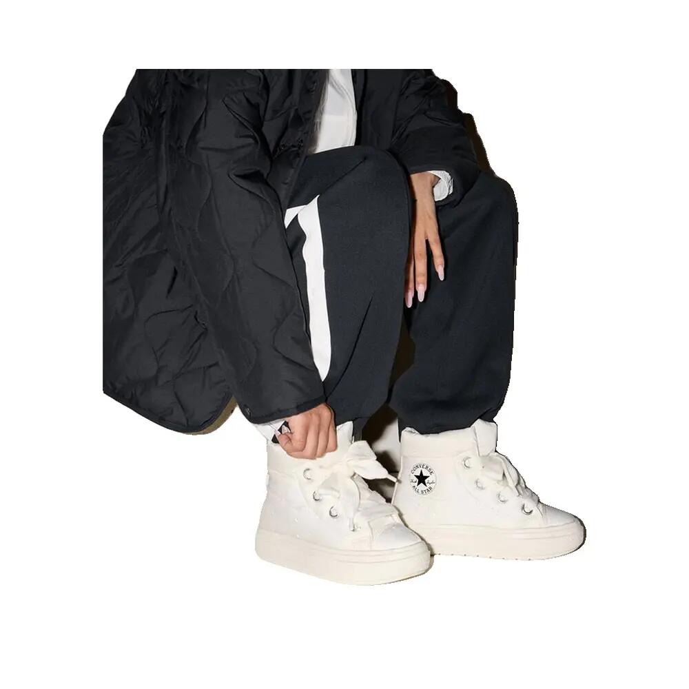 Botas Blancas Converse Chuck Taylor All Star Elements Boot Egret Cálida y Repel 7/8
