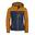 Kinder Fleece-Jacke Stavangar Winddicht Bronze/Marineblau