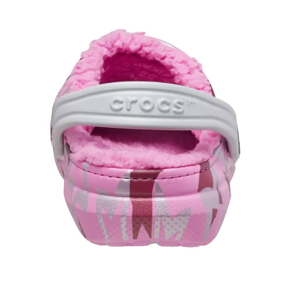Sabots Crocs Classic Lined Disco Dance Party Roze/Multi 6/7