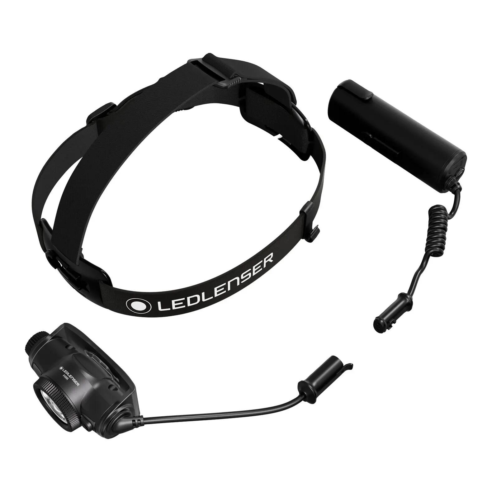 Lampe frontale rechargeable 2000lm, RGB, portée 250m, IP67, H9R 5/10