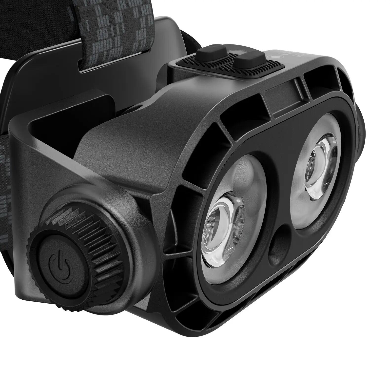 Lampe frontale rechargeable 10 000lm, RGB, portée 400m, IP67, H21R 3/10