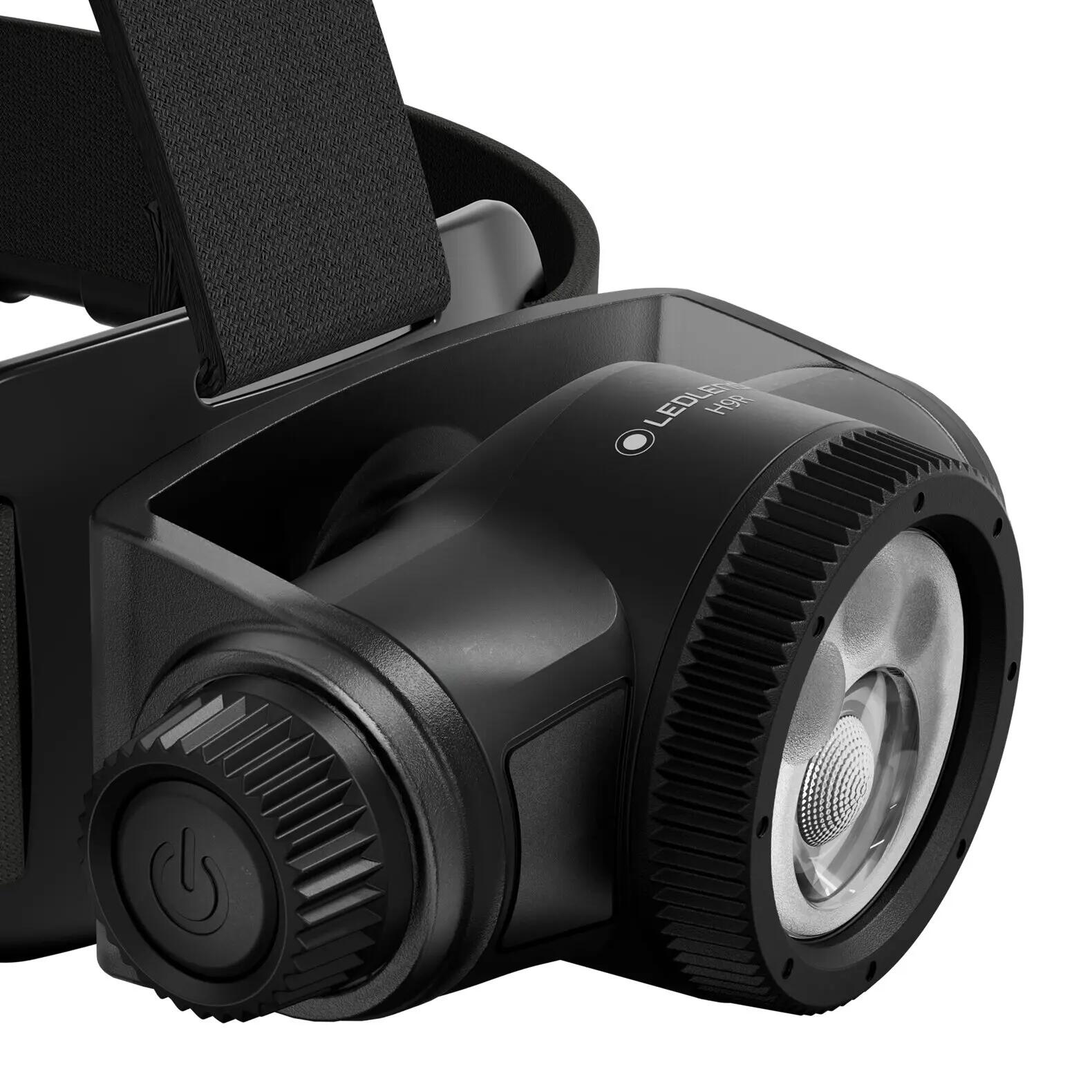 Lampe frontale rechargeable 2000lm, RGB, portée 250m, IP67, H9R 2/10