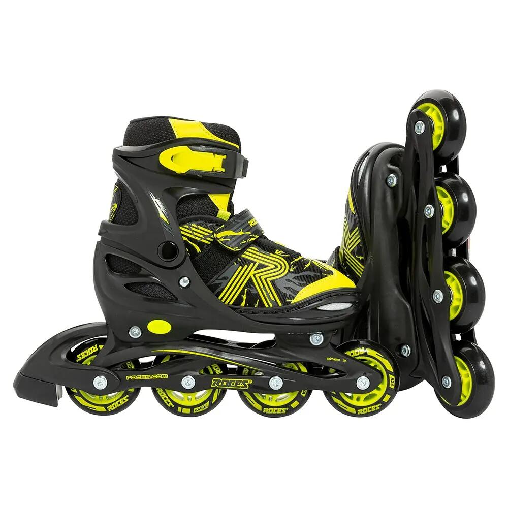 Rollers - Jokey 3.0 - Enfants - Ajustable - Noir - Vert 2/6