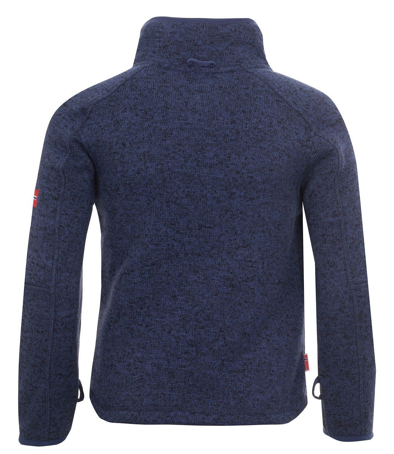 Kinder Fleece-Jacke Jondalen Französisch Blau / Pink 2/3