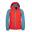 Veste softshell enfant zip off Rondane rouge/bleu dauphin