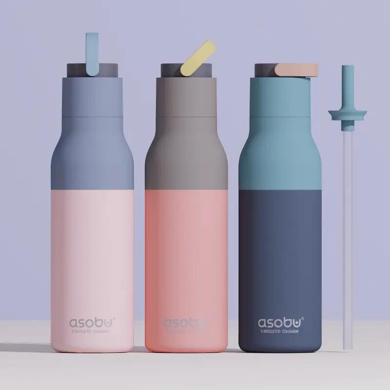 Asobu Metro Bottle - Pastel Peach