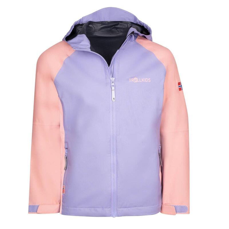 Mädchen Regenjacke Haugesund Lavender/Aprikose