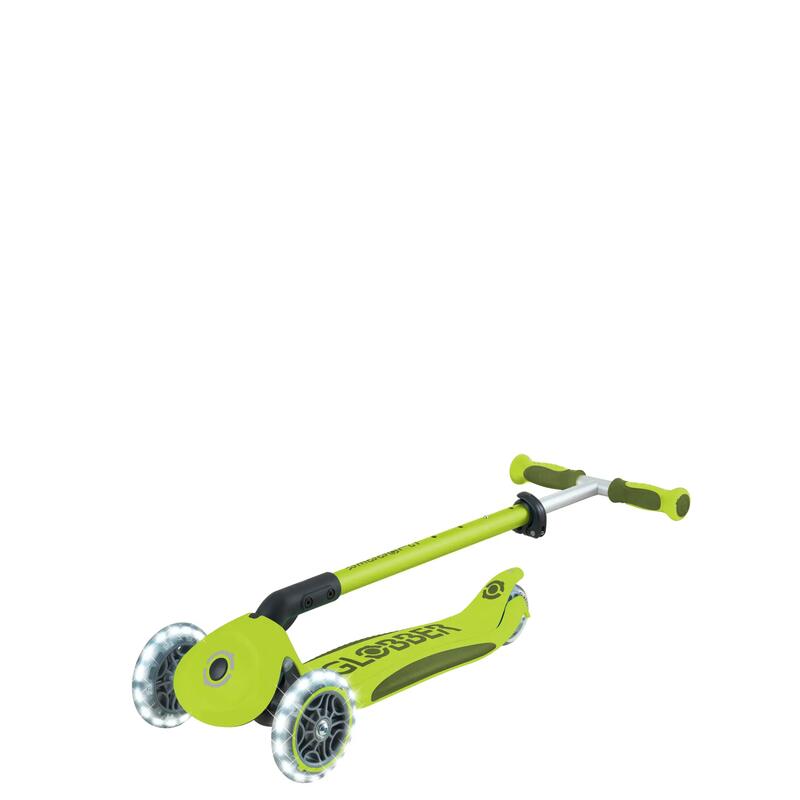 Globber Go Up Deluxe Işıklı Scooter - Yeşil
