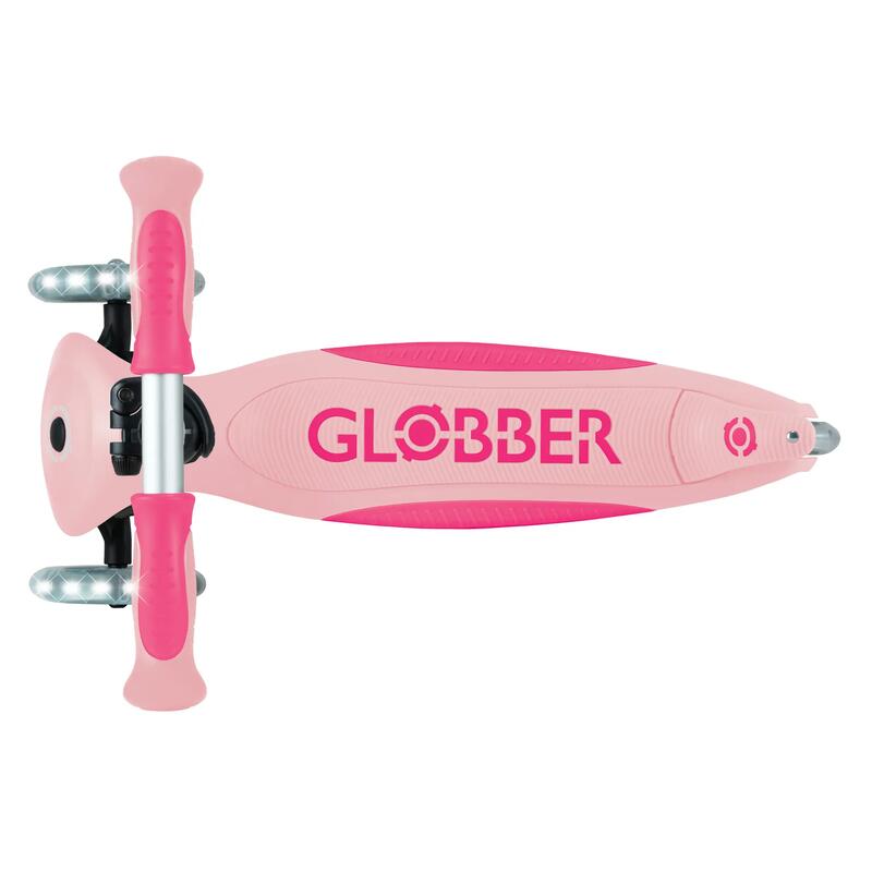 Globber Go Up Deluxe Işıklı Scooter - Pastel Pembe