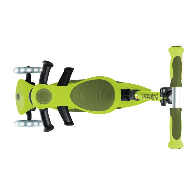 Globber Go Up Deluxe Işıklı Scooter - Yeşil