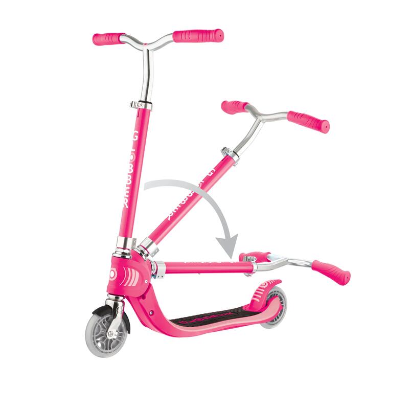 Globber Flow 125 Katlanabilir Scooter - Fuşya