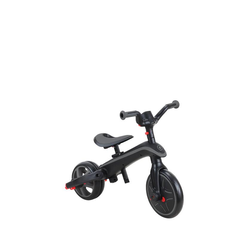 Globber Explorer 4in1 Katlanabilir Bisiklet - Siyah/Gri