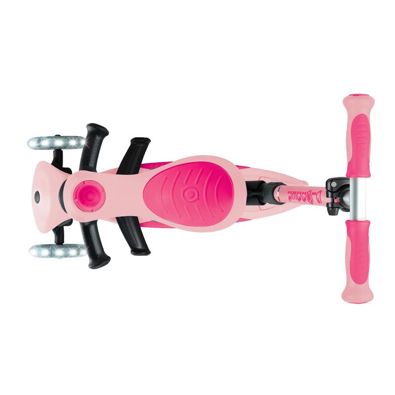 Globber Go Up Deluxe Işıklı Scooter - Pastel Pembe