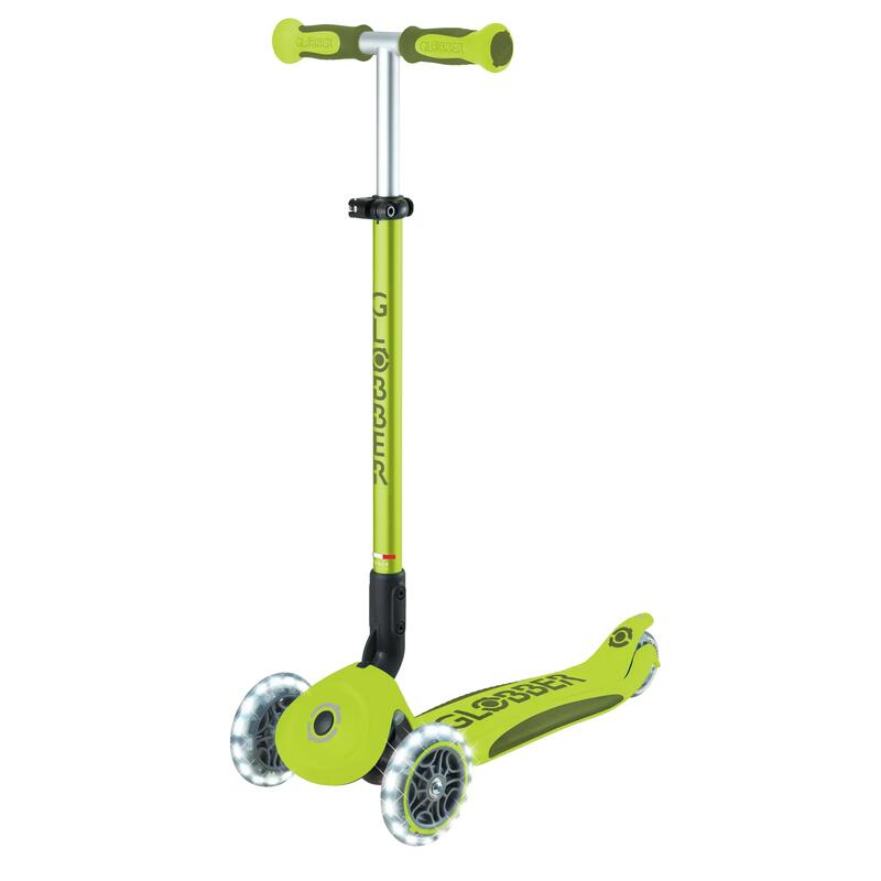 Globber Go Up Deluxe Işıklı Scooter - Yeşil