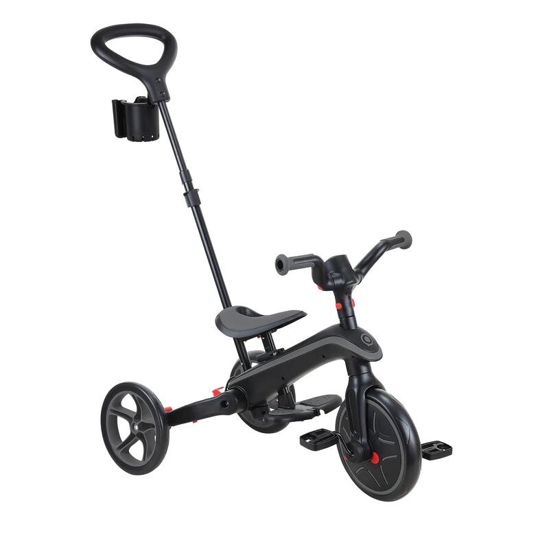 Globber Explorer 4in1 Katlanabilir Bisiklet - Siyah/Gri