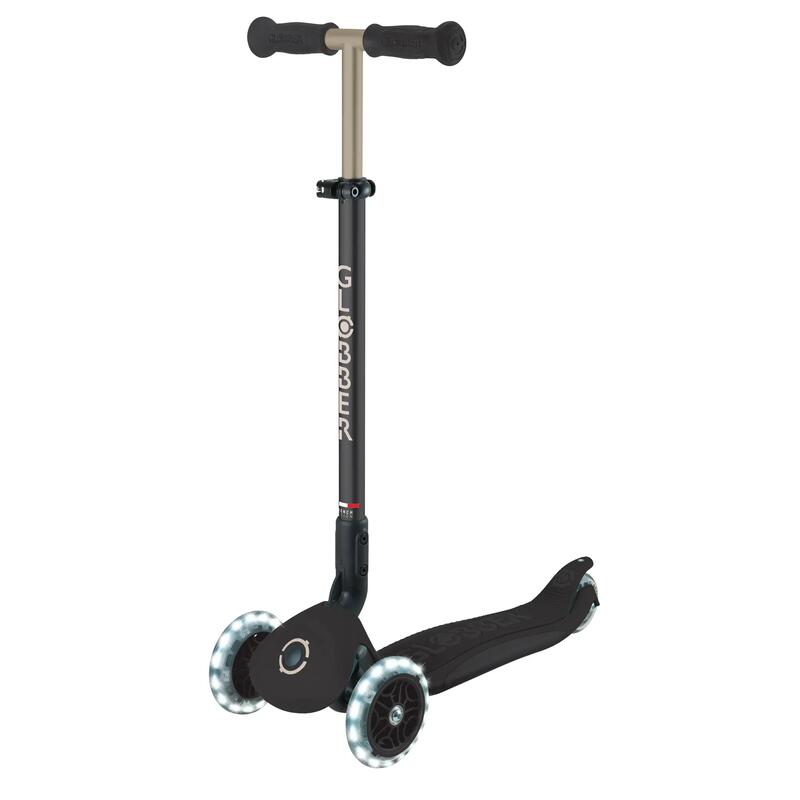 Globber Go Up Deluxe Işıklı Scooter - Siyah
