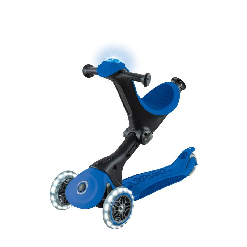 Globber Go Up Deluxe Işıklı Scooter - Lacivert