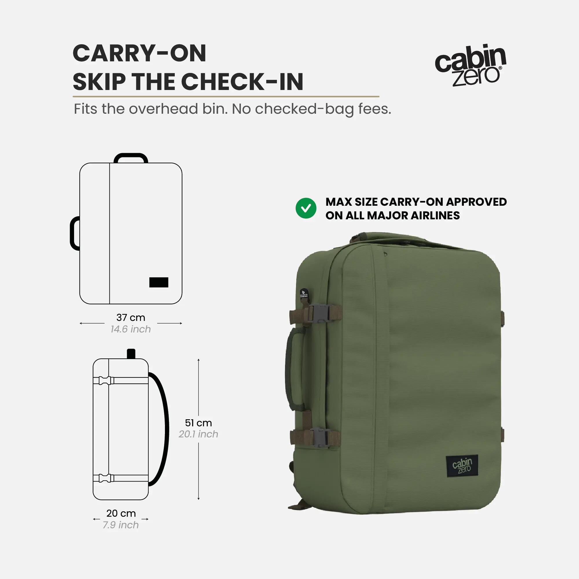 Cestovní batoh CabinZero Classic 44L 3/10