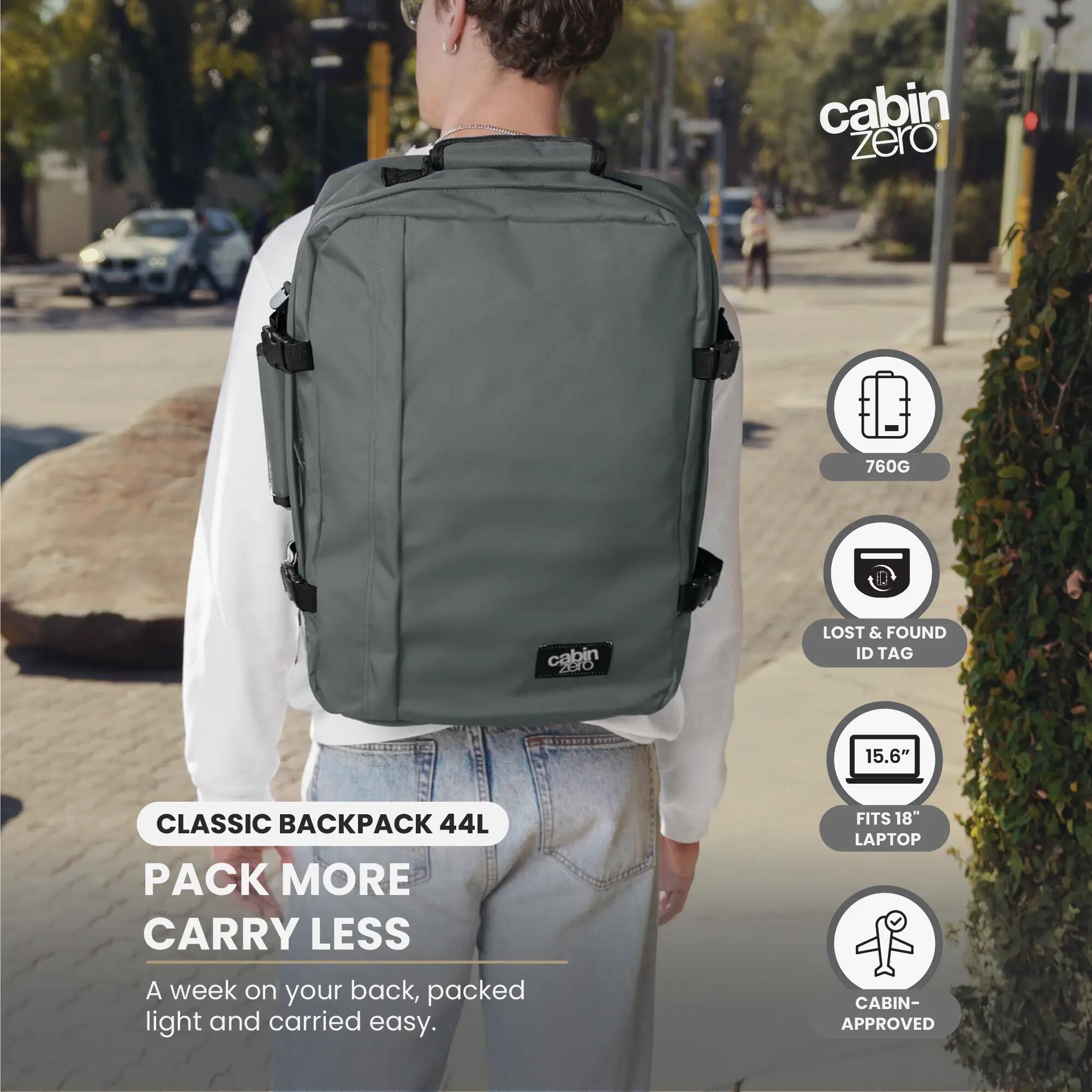 Classic Cabin Backpack 44L, Max Cabin Size for Week-Long Trips 2/10
