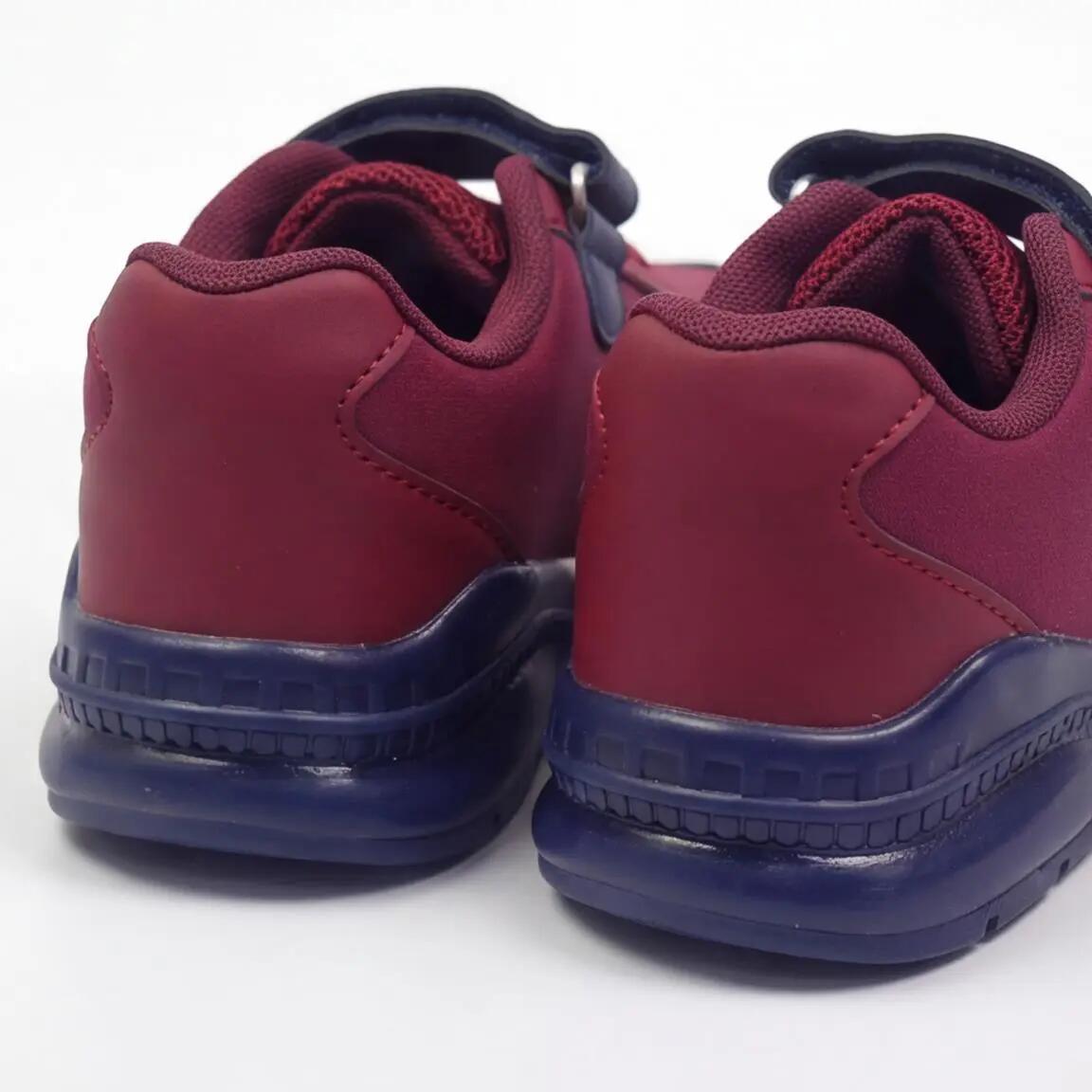 Sportschoenen FC Barcelona met Lichtjes voor Kinderen TPR-Zool Donkerrood 5/5