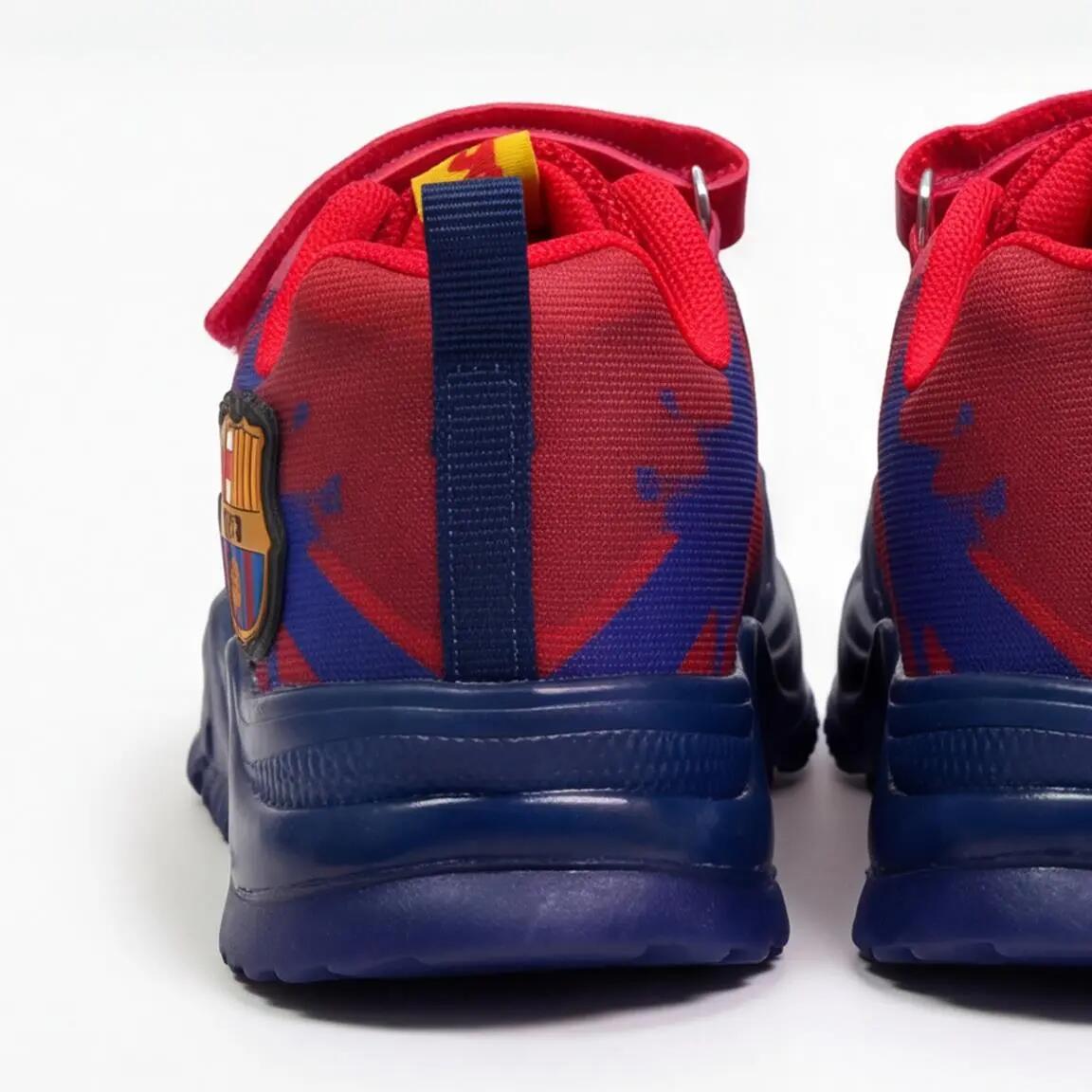 Zapatillas Deportivas FC Barcelona con Luces para Niños Suela de TPR Rojo 5/5
