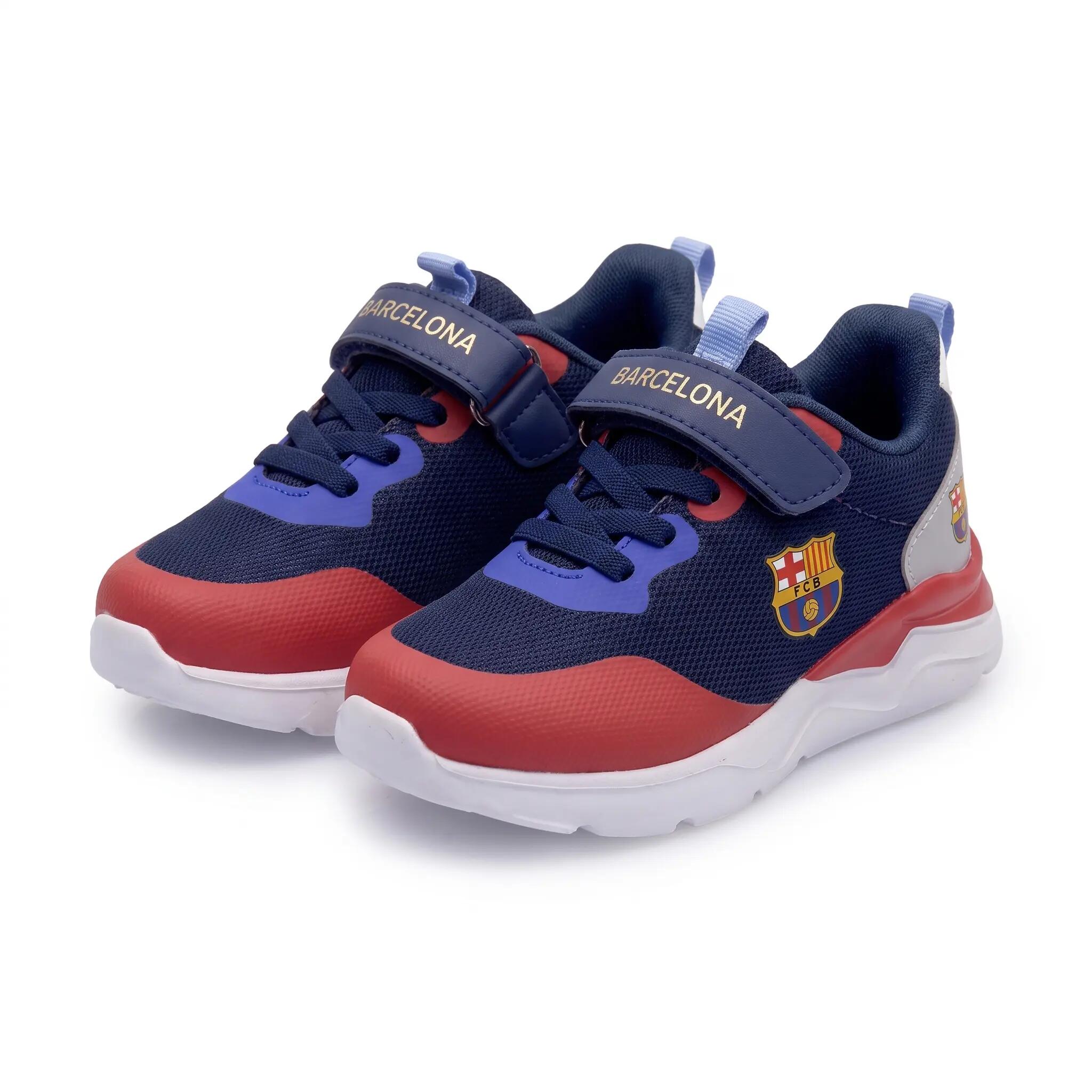 Chaussures de Sport FC Barcelona pour Enfants Semelle EVA Légère Bleu Marine 4/7