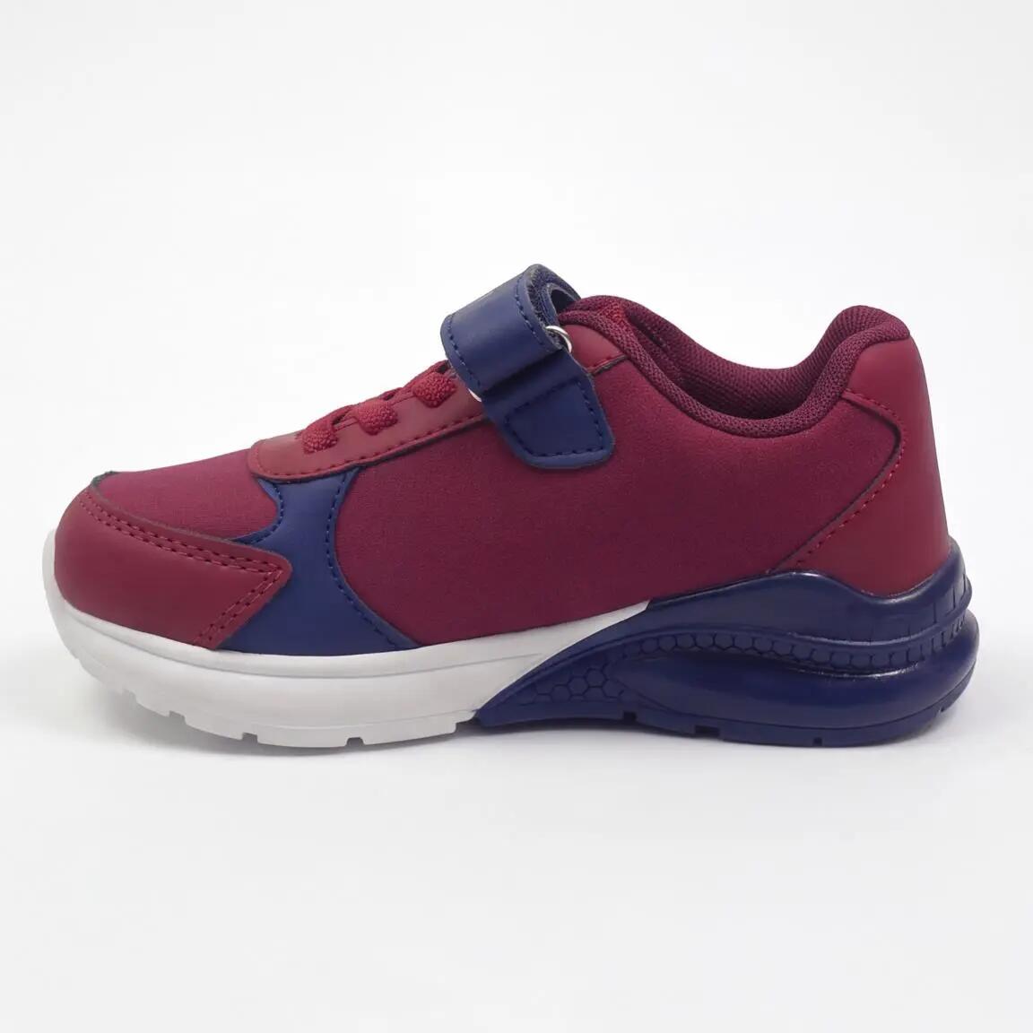 Sportschuhe FC Barcelona mit Blinklichtern für Kinder TPR-Sohle Dunkelrot 2/5