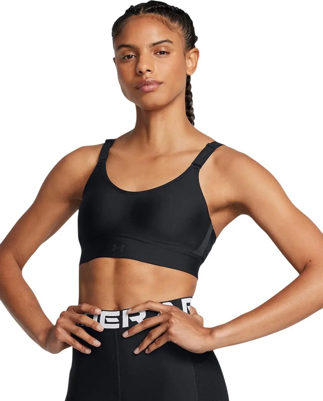 Under Armour Infinity 2.0 Mid sportbeha, zwart, dames 1/5