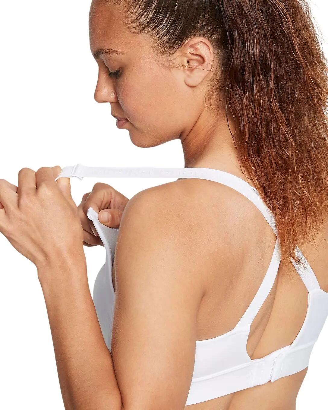 Brassière Under Armour Infinity 2.0 Mid Blanc Femme 4/5