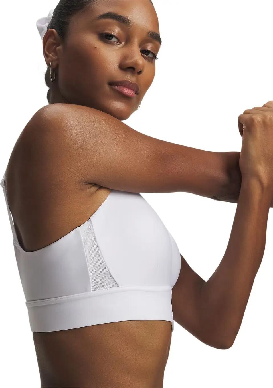 Brassière Under Armour Infinity 2.0 Mid Blanc Femme 3/5