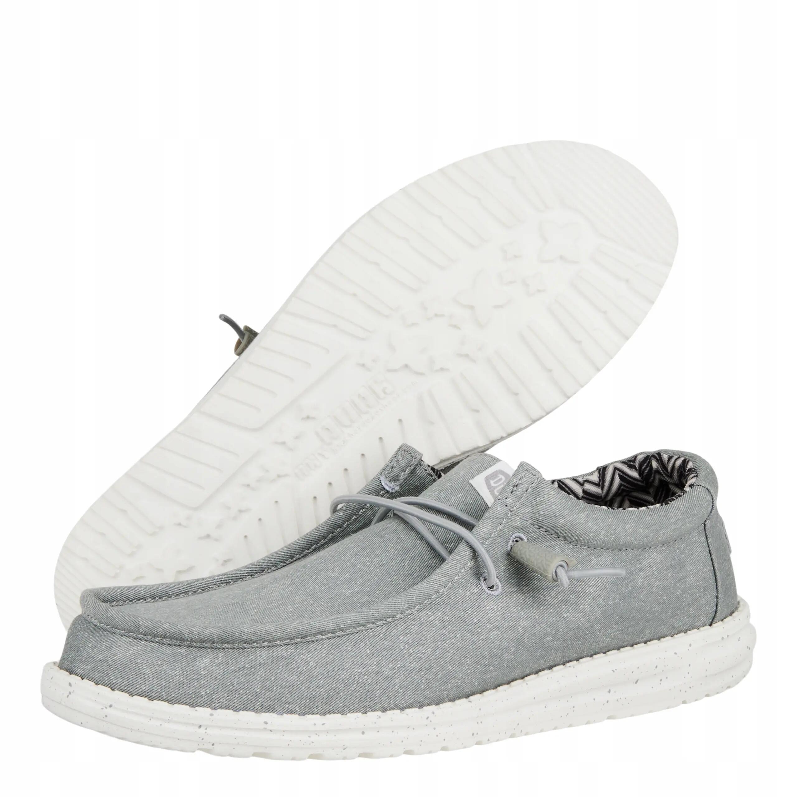 HeyDude Męskie Mokasyny Wally Stretch Canvas 3/6