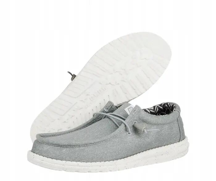 HeyDude Męskie Mokasyny Wally Stretch Canvas 3/6