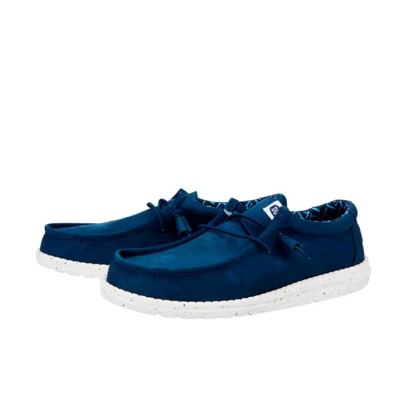 Canvas-sneaker Herren Hey Dude Wally Strech Canvas Blau 3/6