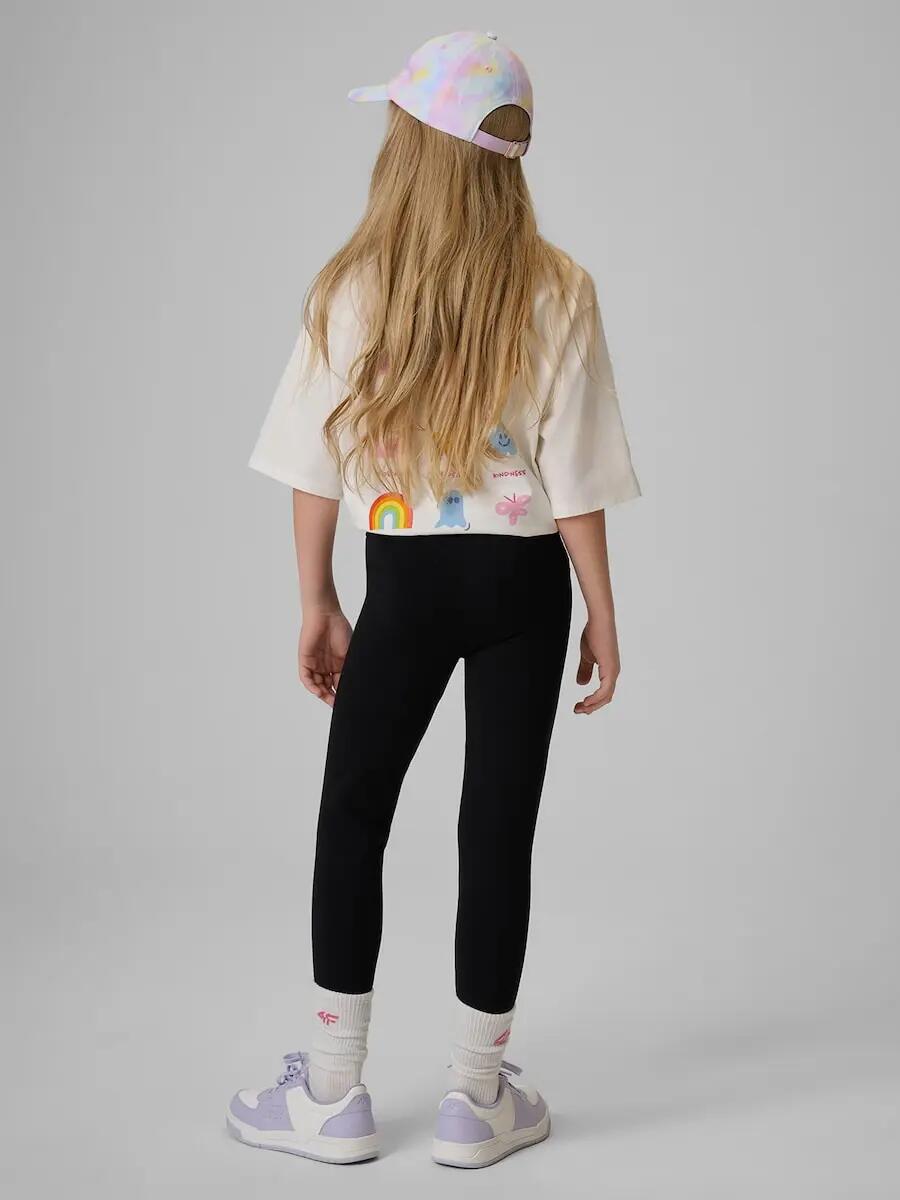 Legginsy dzianinowe dziewczęce 4F 2/7