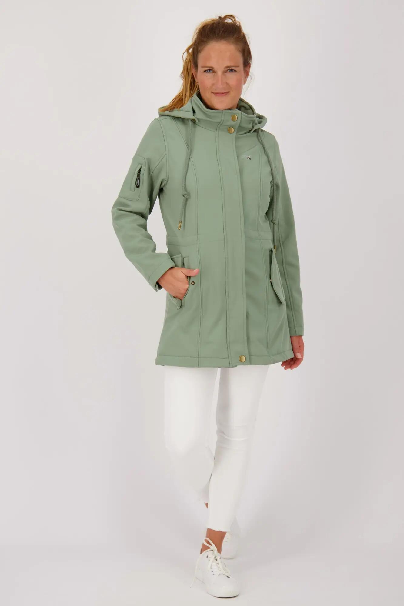 Damen - Naturwandern - Softshellmantel - winddicht, Fleece innen - TWIN PEAK II 4/5