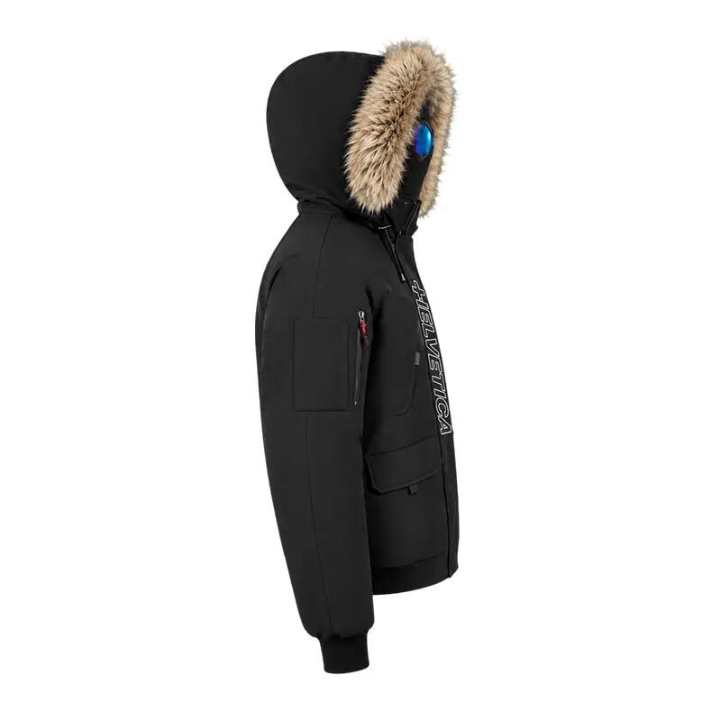 Chaqueta PEGA ONE Helvetica Hombre, Capucha con Pelo Sintético y Pasamontañas 4/7