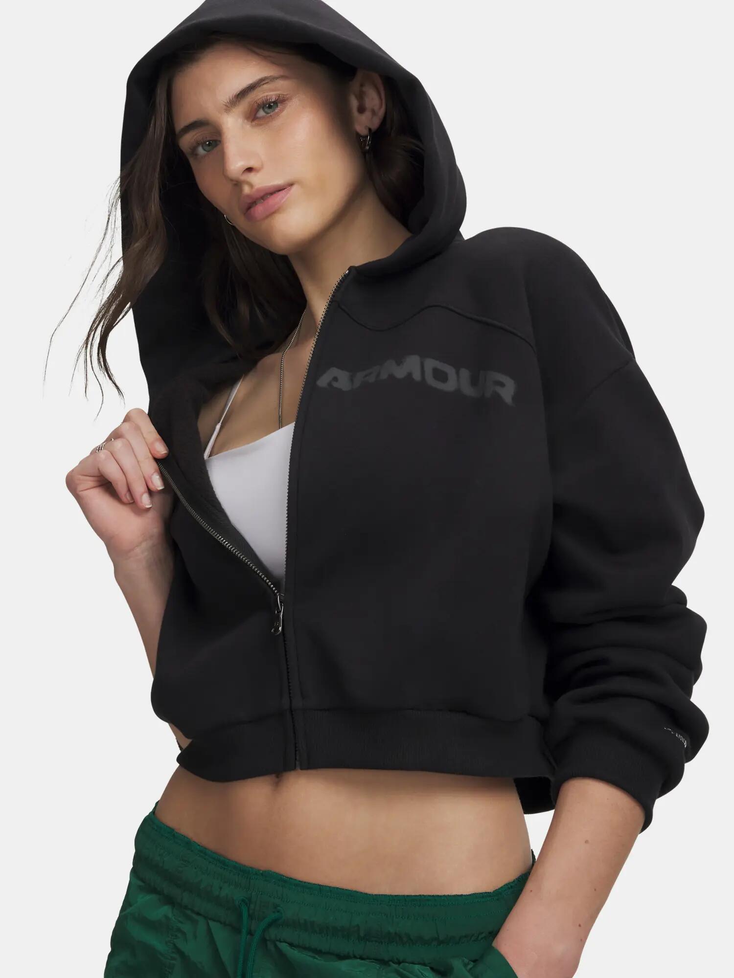 Női Under Armour Icon Flc Wordmark FZ pulóver 3/3