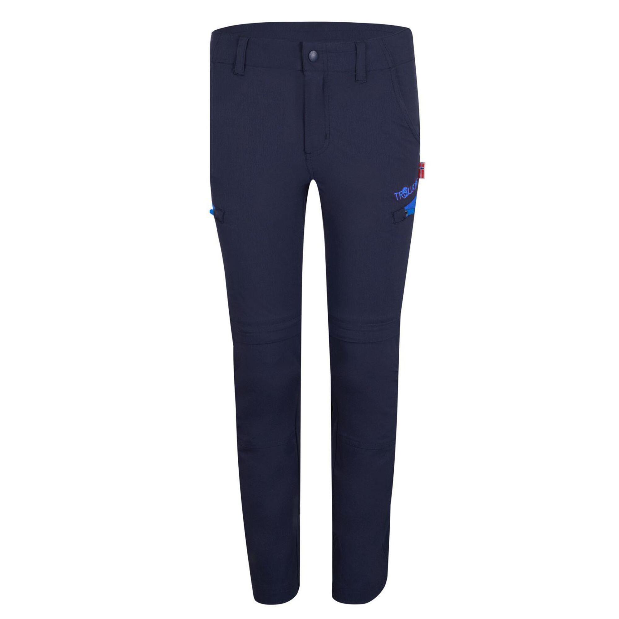 Pantaloni da trekking Kjerag per bambini blu navy / blu medio