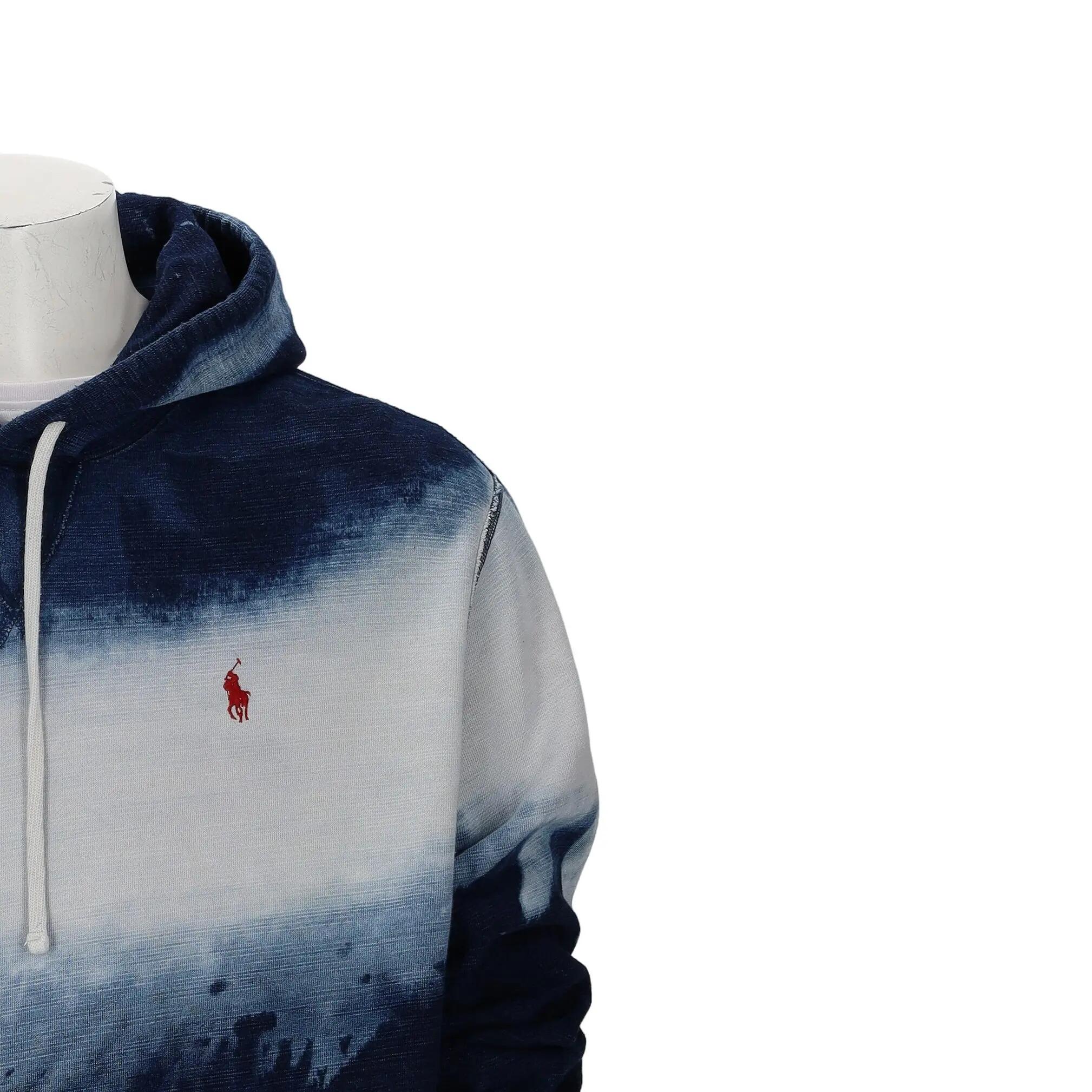 Seconde vie - Sweat à capuche Homme Tie-dye indigo - Excellent 6/15