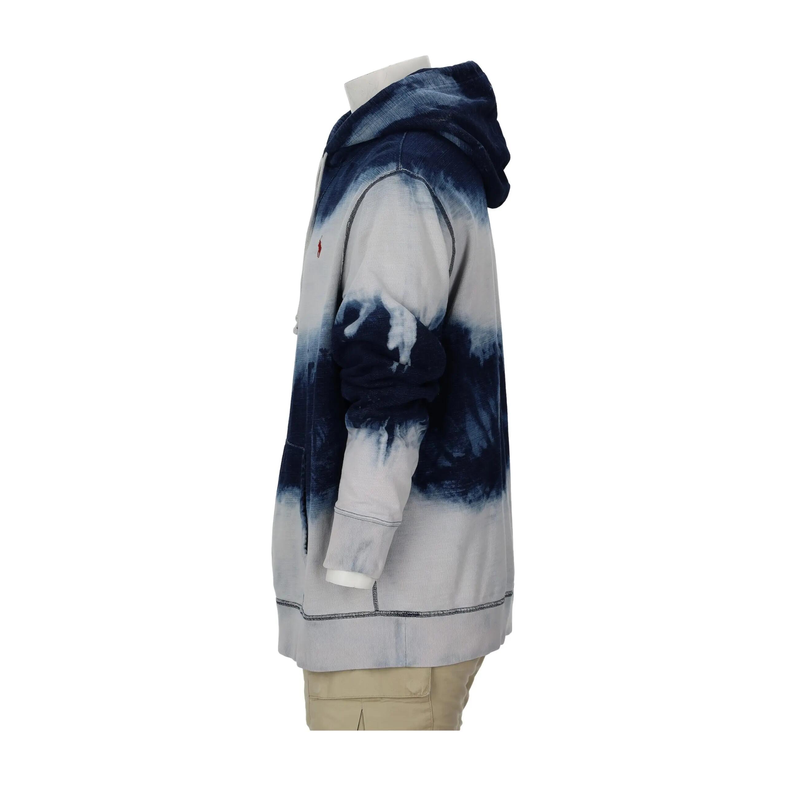 Seconde vie - Sweat à capuche Homme Tie-dye indigo - Excellent 3/15